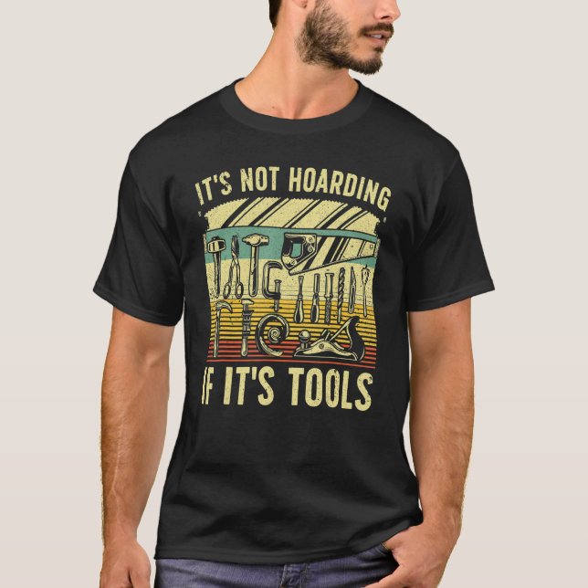 För manar Carpenter Wood Working Verktyg T Shirt (Framsida)