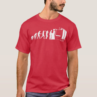 För manar CNC-operatörskonstruktion Pappa CNC Mask T Shirt