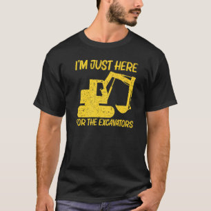 För manar coola Excavator Women Heavy Equipment Op T Shirt