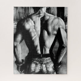 för manar Elegant Handdragen Art Male BodyBuilder Pussel