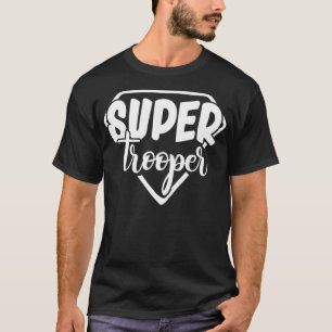 för manar eller kvinnlig idé om statliga trupper t shirt