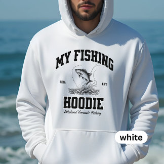 För manar fiskesodie, gåva till fiskare,fiske hoodie