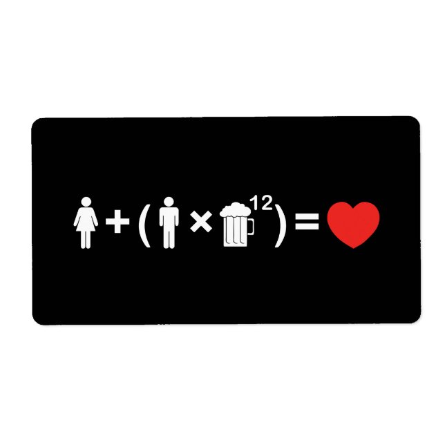 För manar för ekvationen Kärlek Fraktsedel (Framsidan)