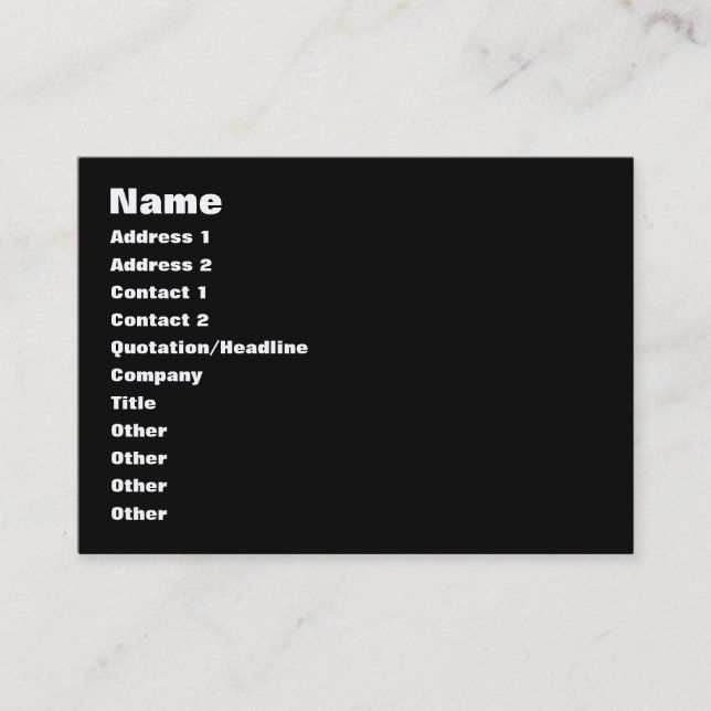 För manar för ekvationen Kärlek Visitkort (Framsida)