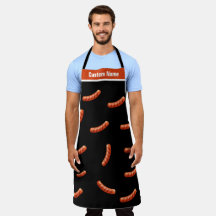 För manar för Hund Apron Funny Aprons med eget nam