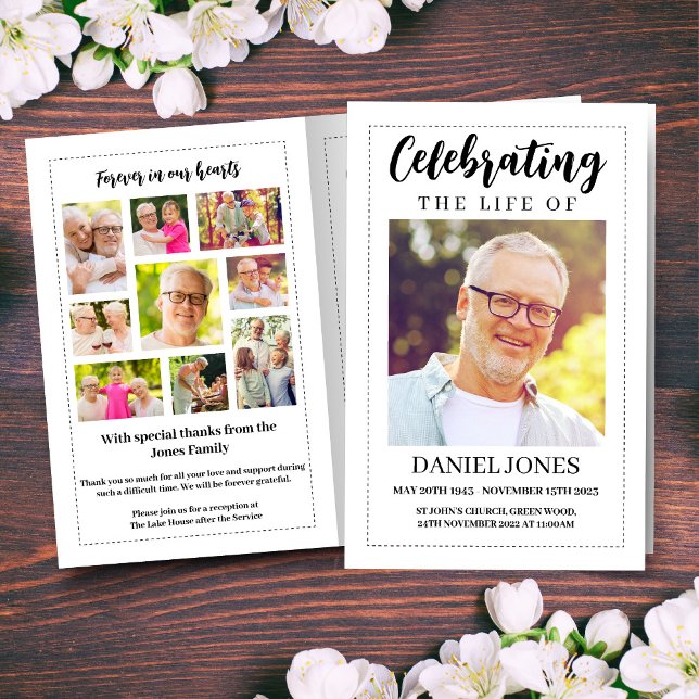 För manar för klassiskt begravningsprogram (Skapare uppladdad)