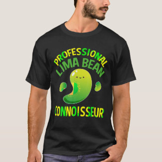 För manar för Lima Bean Connoisseur T shirt Vegan