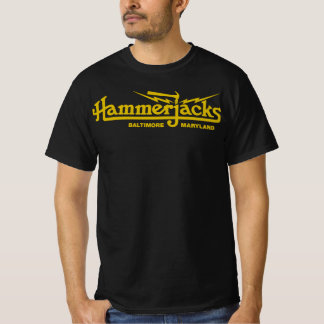 För manar för tryckta hammerjacks Classic T-Shirts