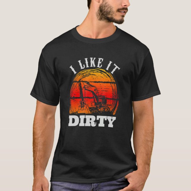 För manar för tung utrustningsoperatör t shirt (Framsida)