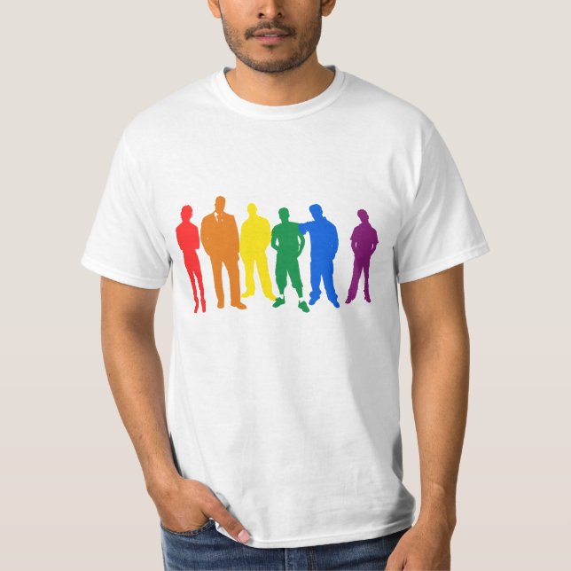 För manar gay pride tröja (Framsida)