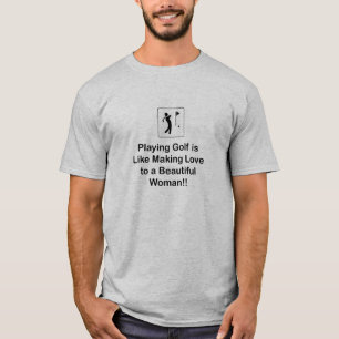 För manar golfare för humoristisk T-tröja T-shirt