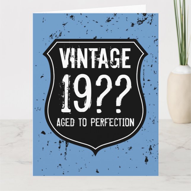 FÖR MANAR hälsningskort för BIG Birthday | EXTRA S Kort (Framsida)