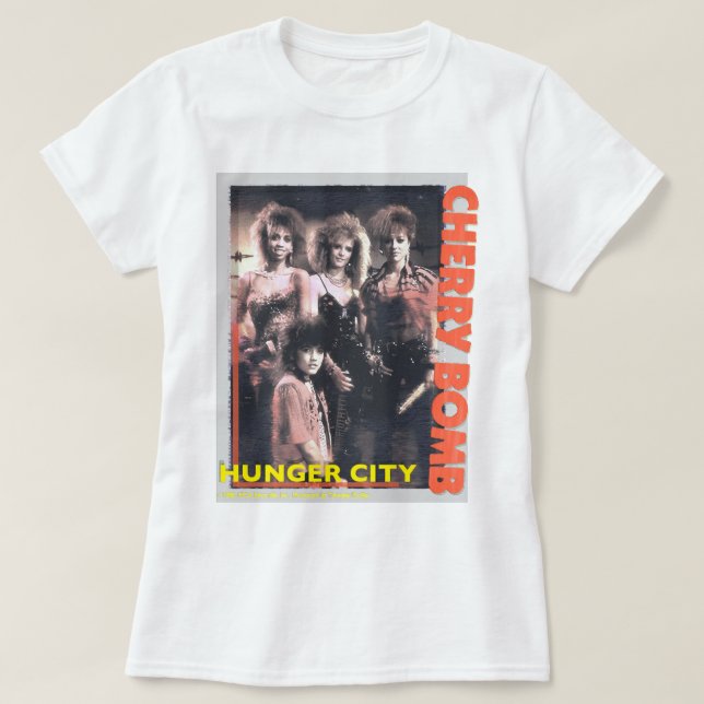 För manar Hungriget Fantastisk Musi, Bomb,   T Shirt (Design framsida)