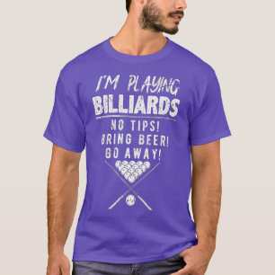 för manar Im-spel för bassäng 8-Boll T Shirt