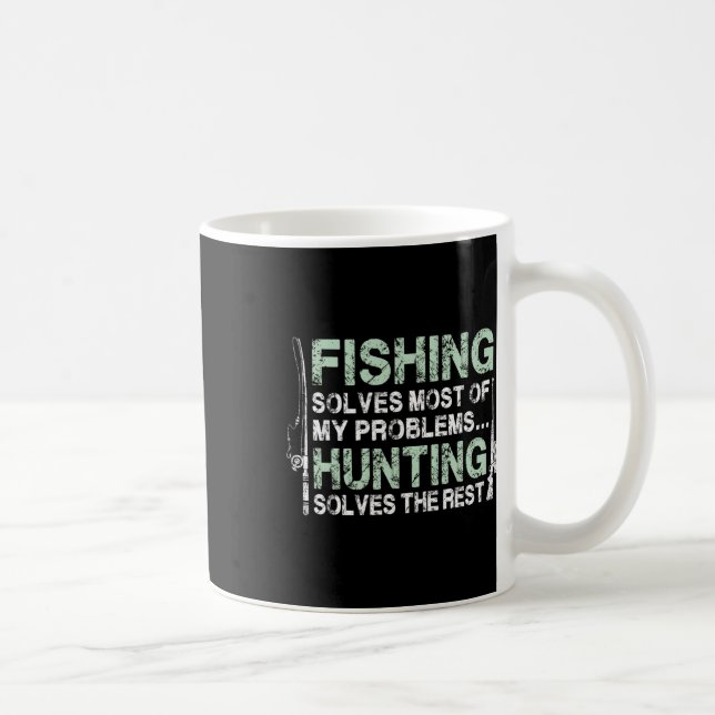 För manar jägare och F Kaffemugg (Höger)