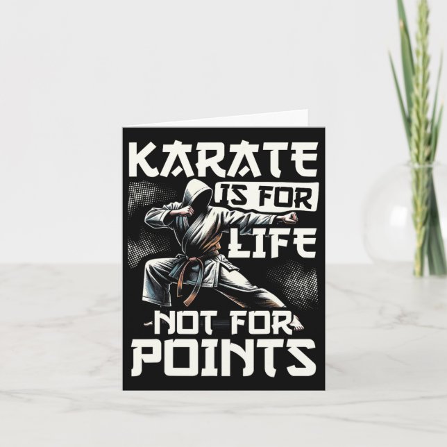 För manar judo - Karate är inte för livet Kort (Framsida)