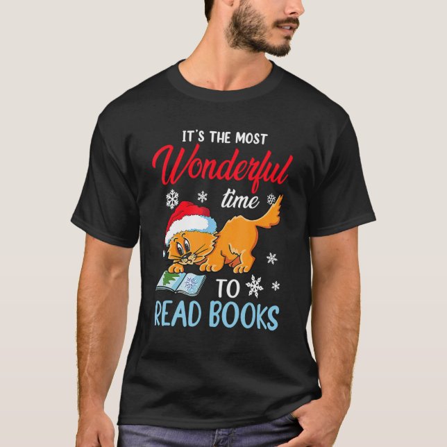 För manar julklapp med Santa Hat T Shirt (Framsida)