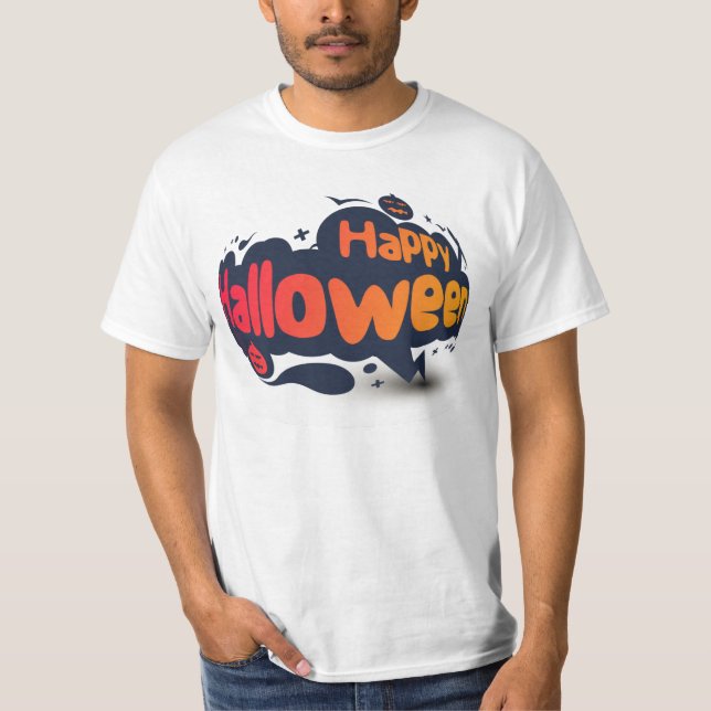 För manar kostnadsdräkt för happy halloween Party T Shirt (Framsida)