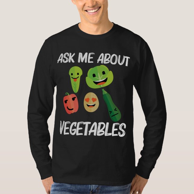 För manar kvinnlig frukt, Veggies Garde T Shirt (Framsida)
