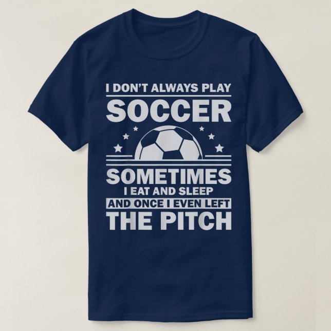 För manar kvinnliga fotbollsspelare -  fotbollsspe t shirt (Design framsida)
