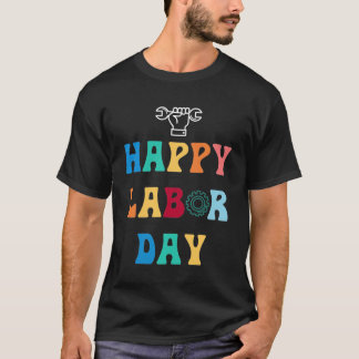För manar kvinnobarn i lycklig på arbetsdagen t shirt