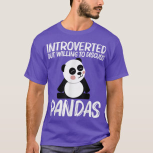 För manar kvinnoblästerbjörn i Panda Design T Shirt