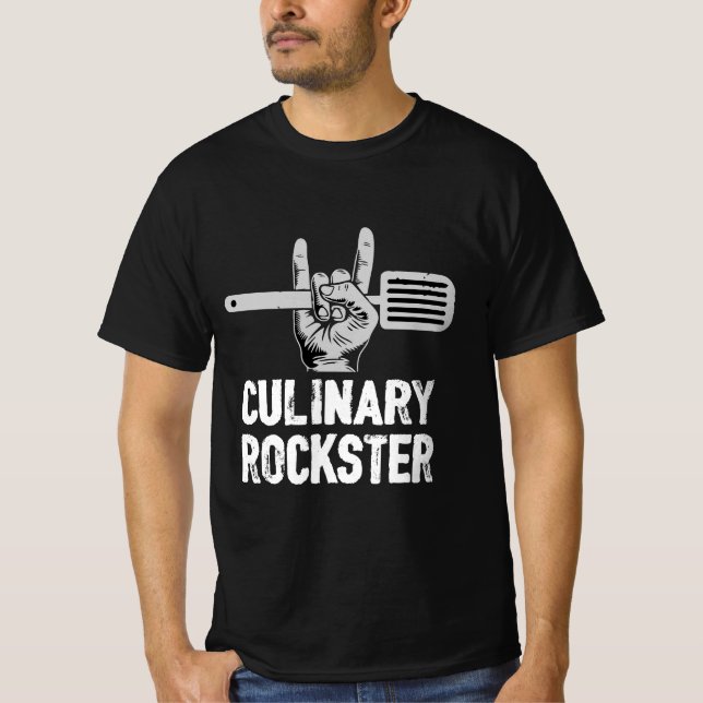 För manar  kvinnokonst Cook Culi T Shirt (Framsida)