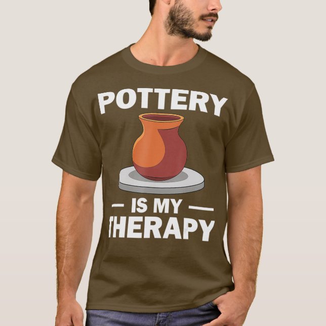 För manar kvinnopotterikonstnär t shirt (Framsida)