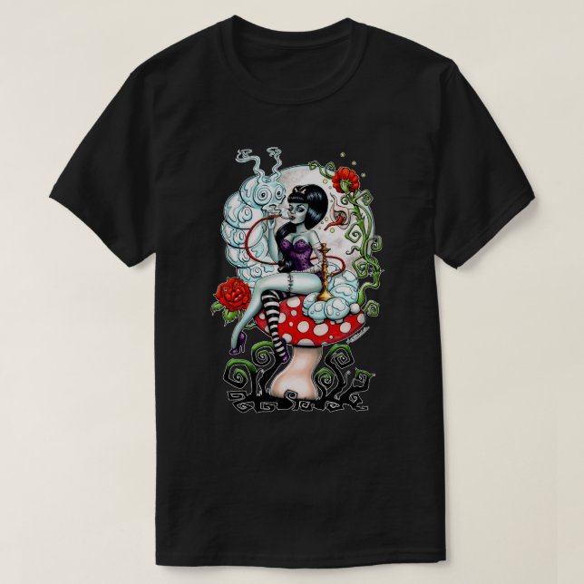 För manar kvinnor Alice i Zombie Land - Schmokin'C T Shirt (Design framsida)