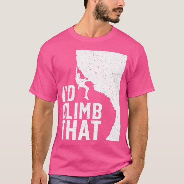 För manar kvinnor Alpinism Roc, Sten T Shirt (Framsida)
