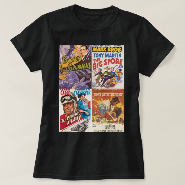 För manar Kvinnor Barbara Actress Stanwyck Fantast T Shirt (Design framsida)