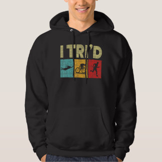 För manar kvinnor Cyclist Swimmer Tria Hoodie