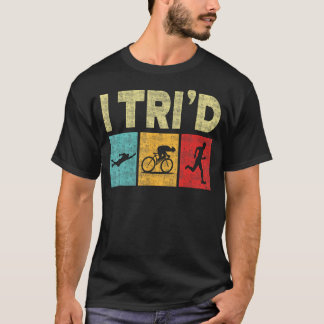 För manar kvinnor Cyclist Swimmer Tria T Shirt