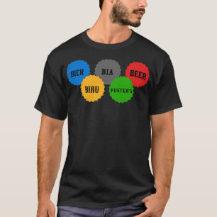 För manar kvinnor i Beer Olympics - Drinking Team T Shirt