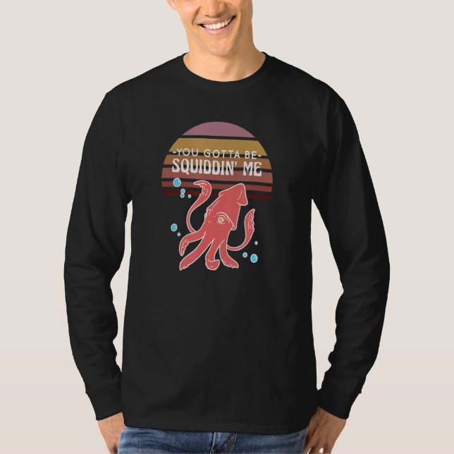 För manar kvinnor i bläckfisk, lår t shirt (Framsida)