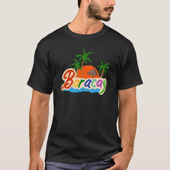 För manar kvinnor i Boracay Filippinerna 3 T Shirt (Framsida)