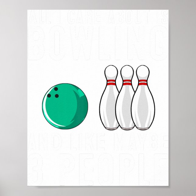 För manar kvinnor i Bowling Lo Poster (Framsidan)