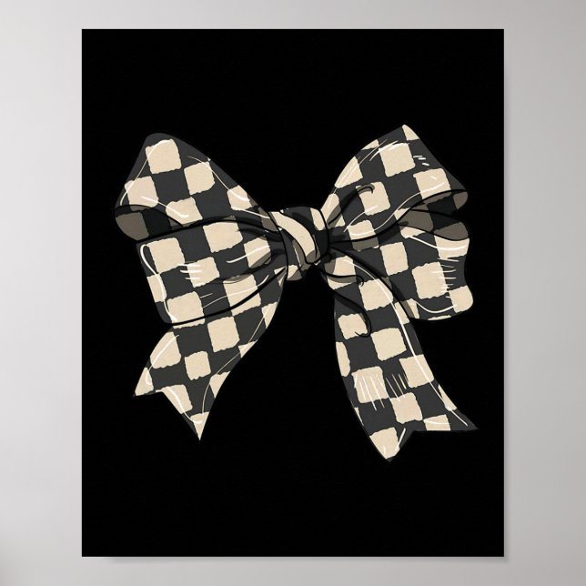 För manar kvinnor i Coquette Bow 1 Poster (Framsidan)