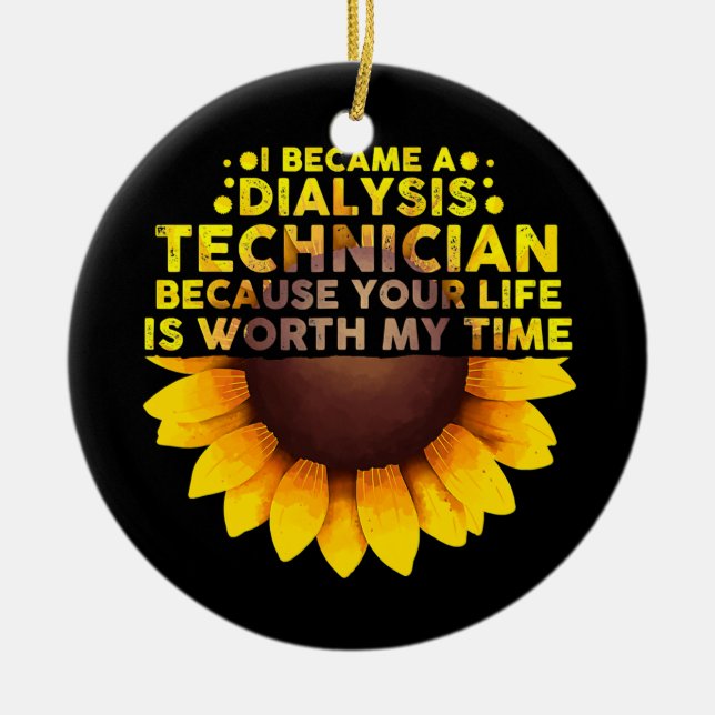 För manar kvinnor i Cute Dialysteknik Julgransprydnad Keramik (Framsidan)