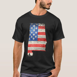 För manar kvinnor i den patriotiska staten Alabama T Shirt