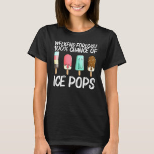 För manar kvinnor i isflingor, mat, fryst t shirt
