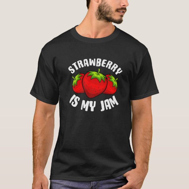 För manar kvinnor i jordgubbar t shirt (Framsida)