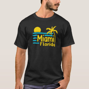 För manar kvinnor i Miami City Florida souvenir 1 T Shirt