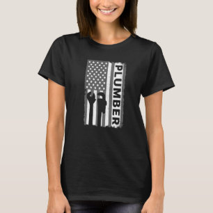 För manar kvinnor i rörmokare Pipefitter Steamfitt T Shirt