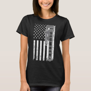 För manar kvinnor i rörmokare Pipefitter Steamfitt T Shirt