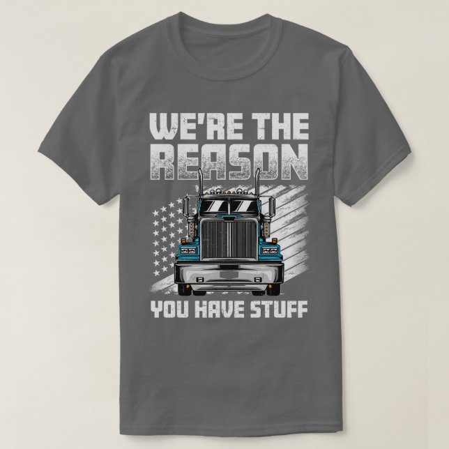 För manar Kvinnor i Semi Lastbil Driv T Shirt (Design framsida)