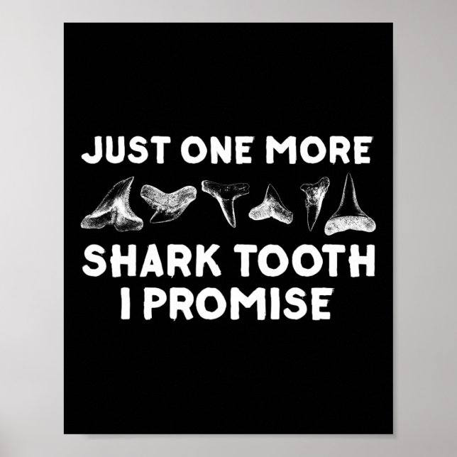 För manar Kvinnor i Shark Teeth Poster (Framsidan)