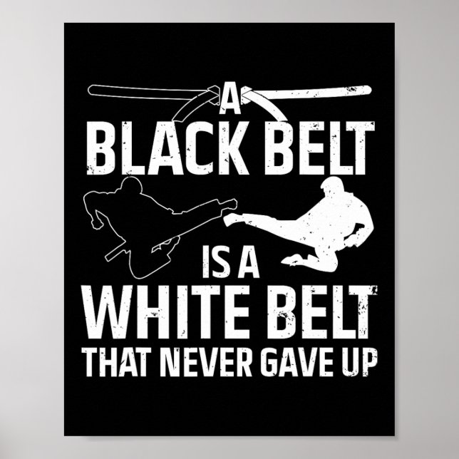 För manar Kvinnor i svart Bälte Marti Poster (Framsidan)
