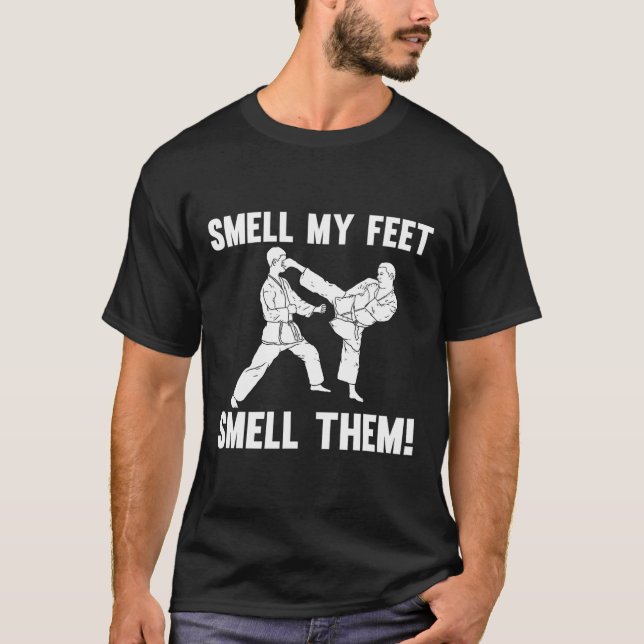 För manar Kvinnor Karate Martial A T Shirt (Framsida)