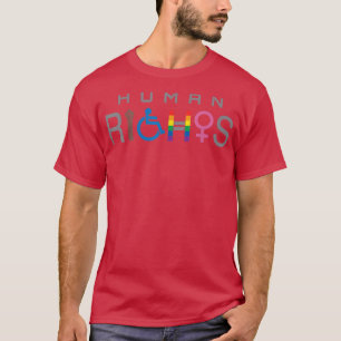 För manar kvinnor med funktionshinder  Höger med f T Shirt
